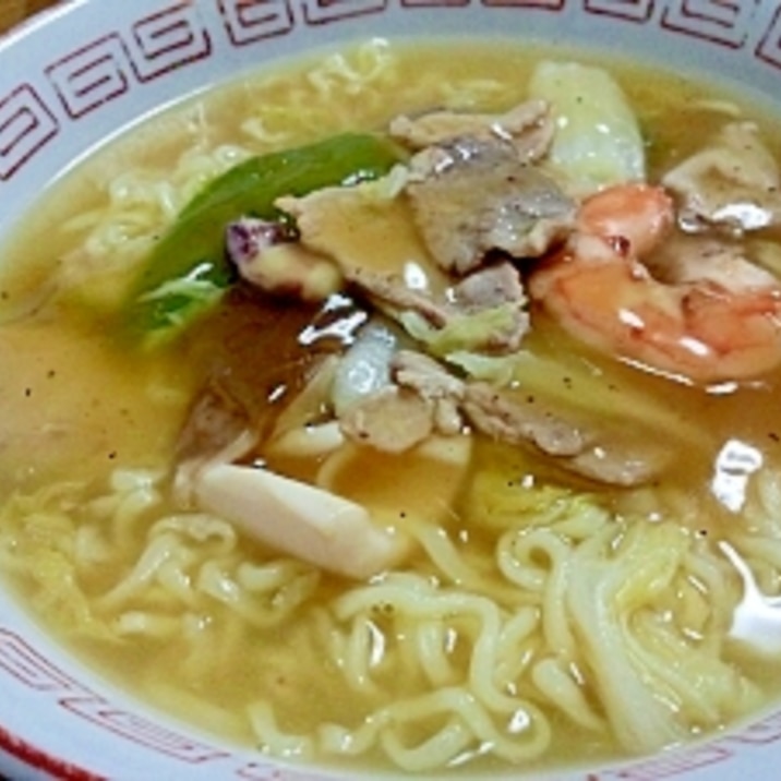 海鮮あんかけラーメン(＾＾)味付け簡単